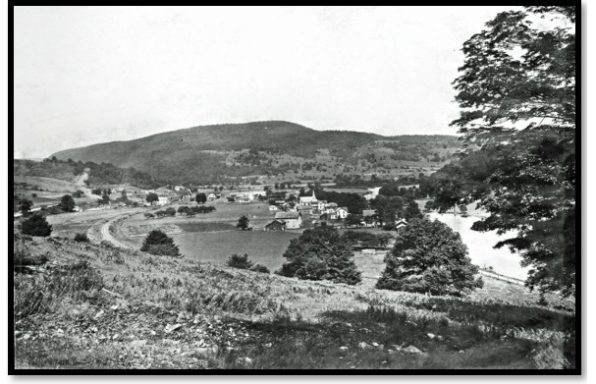 Shavertown before it was flooded. (Colchester Historical Society)